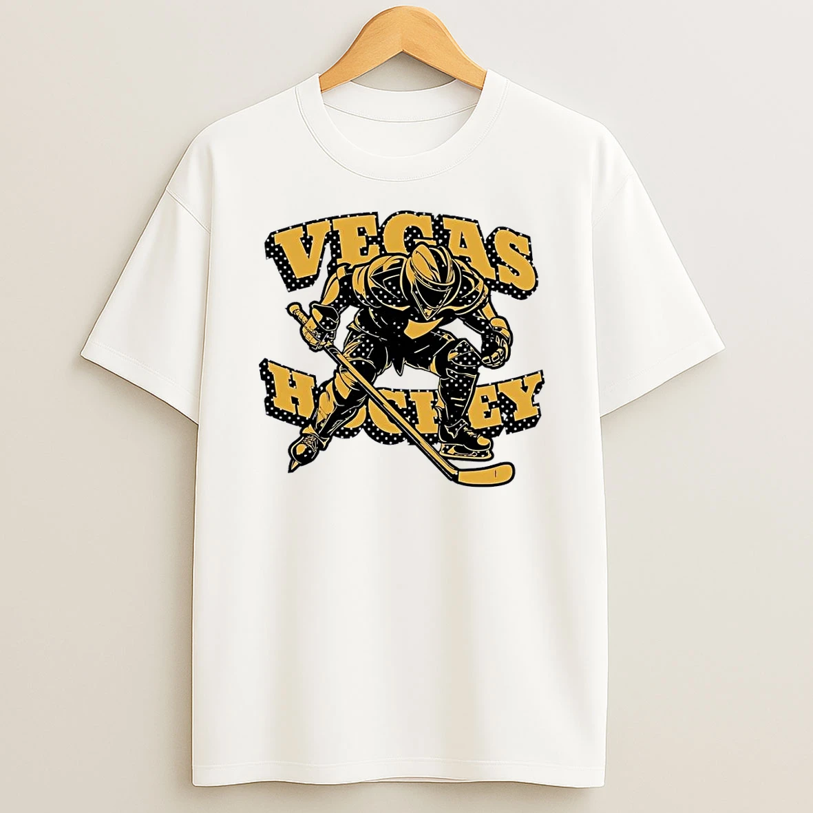 Vegas Hockey Skater Athlete Vegas Hockey White Shirts