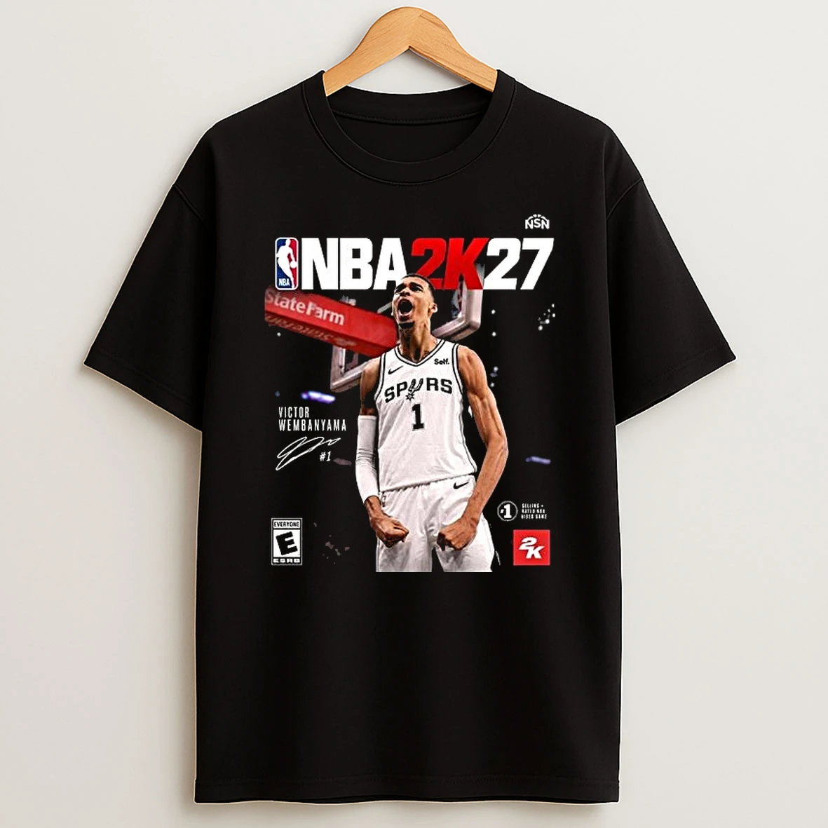 Victor Wemby Nba 2k27 Cover Athletes Shirts