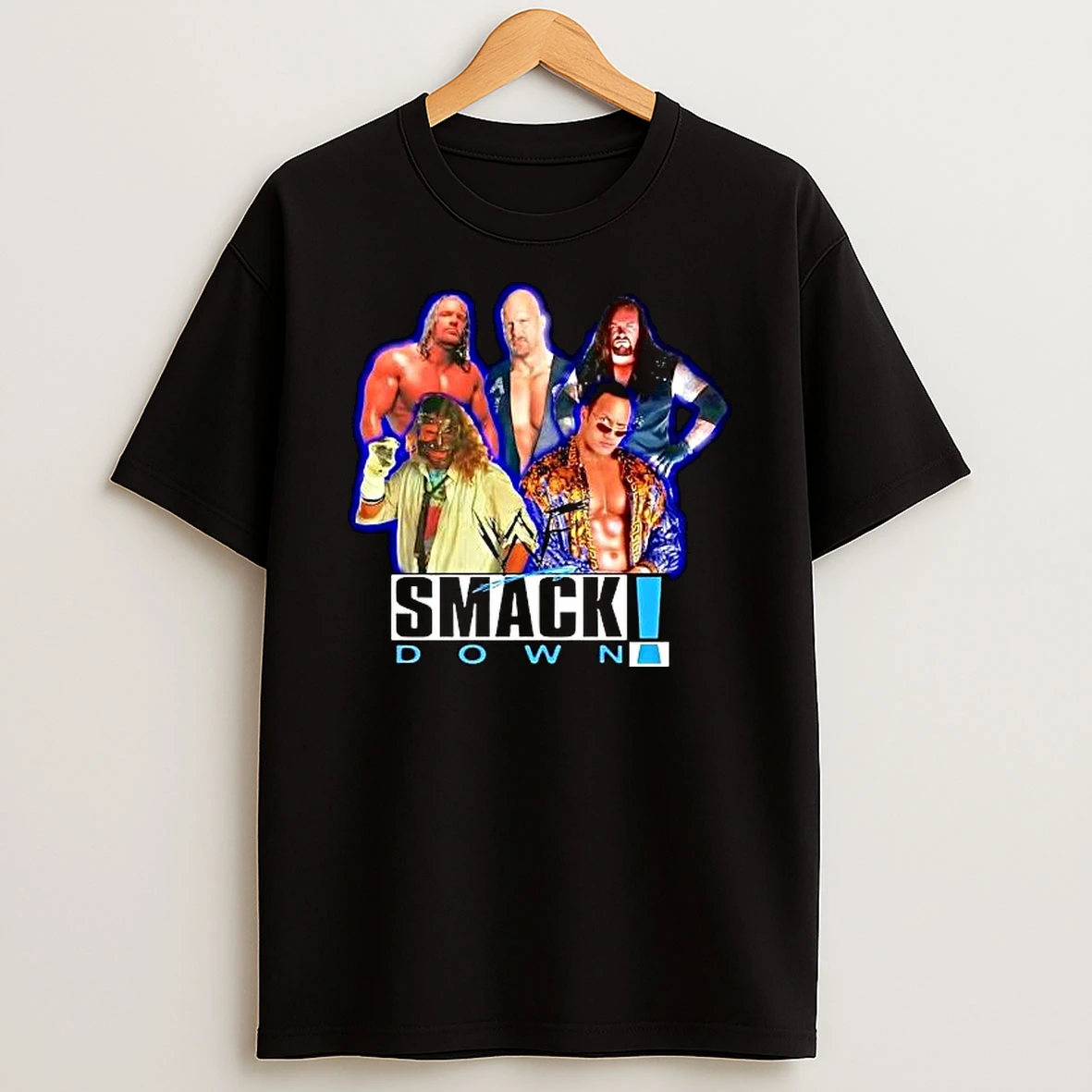 Wwe Icons Smackdown Triple H Stone Cold Undertaker Mankind The Rock Shirts