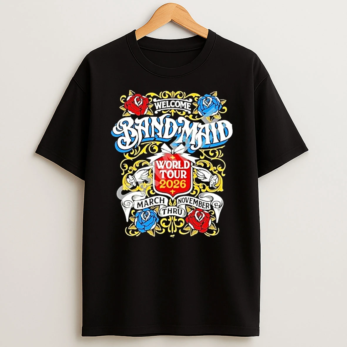 Welcome Band Maid World Tour 2026 Shirts
