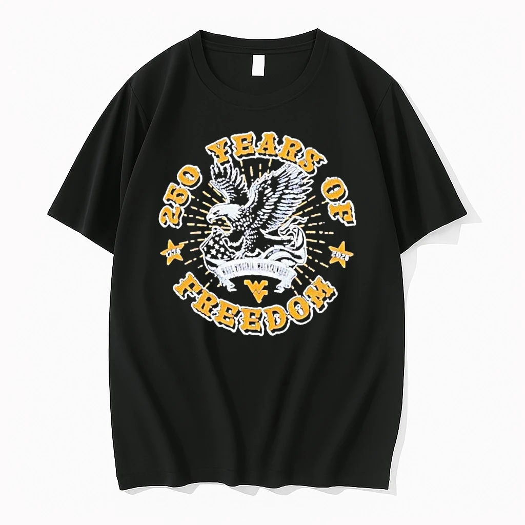 West Virginia Mountaineers Americana 250 Years Of Freedom 1776 2026 Shirts