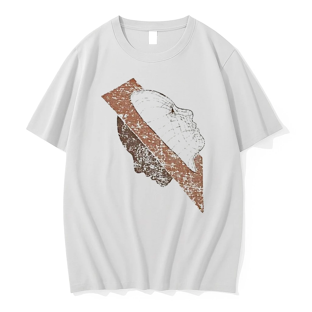 Wireframe Human Face Digital Technology Abstract Art Shirts