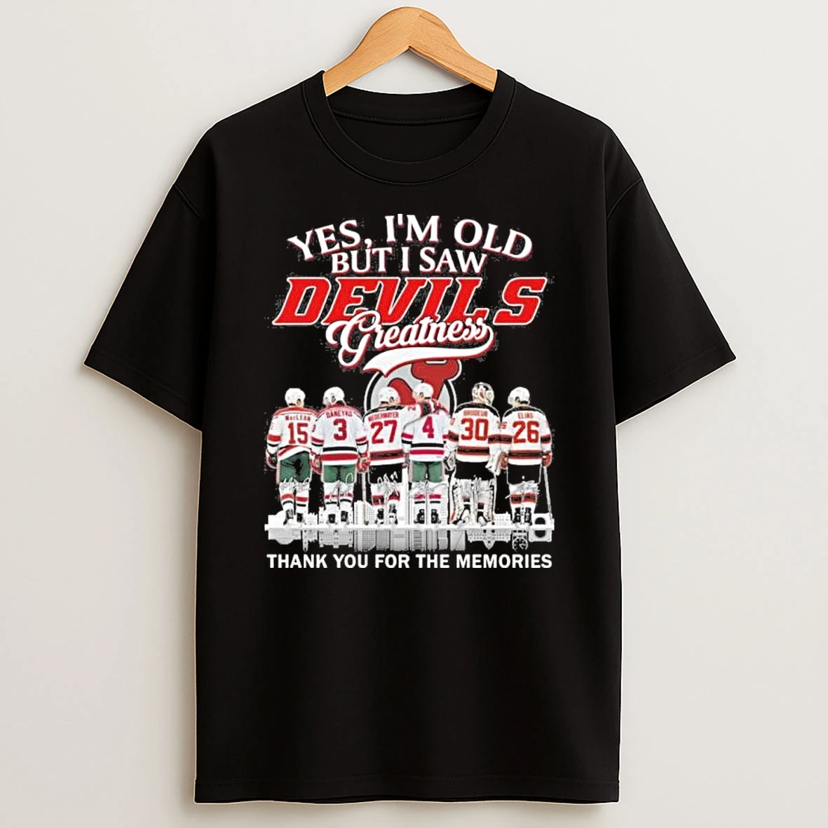Yes Im Old But I Saw New Jersey Devils Greatness Shirts