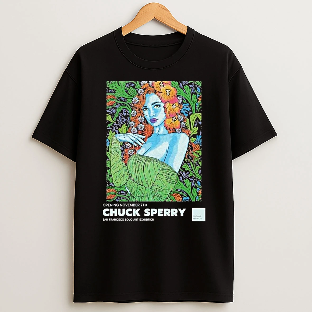 Chuck Sperry San Francisco Solo Art Exhibition Opening November 7th 2026 Harman Projects Shirts