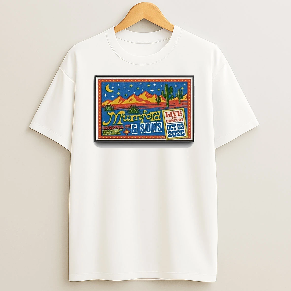 E7jrcksf Mumford And Sons October 3 2026 Albuquerque Nm Shirts