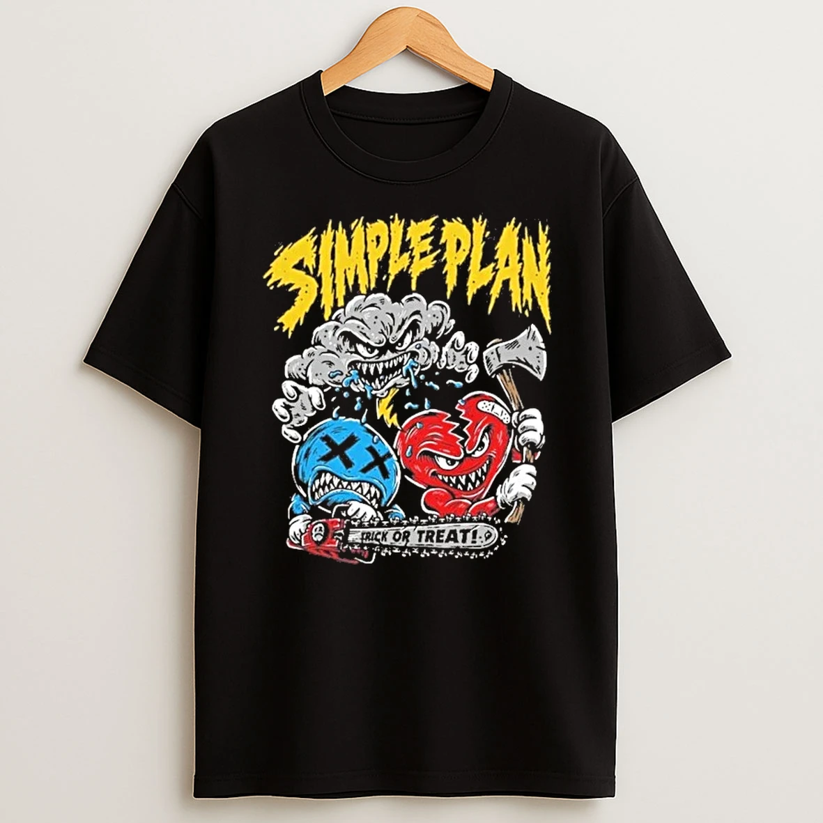 Simple Plan Merch Halloween Trick Or Treat Shirts