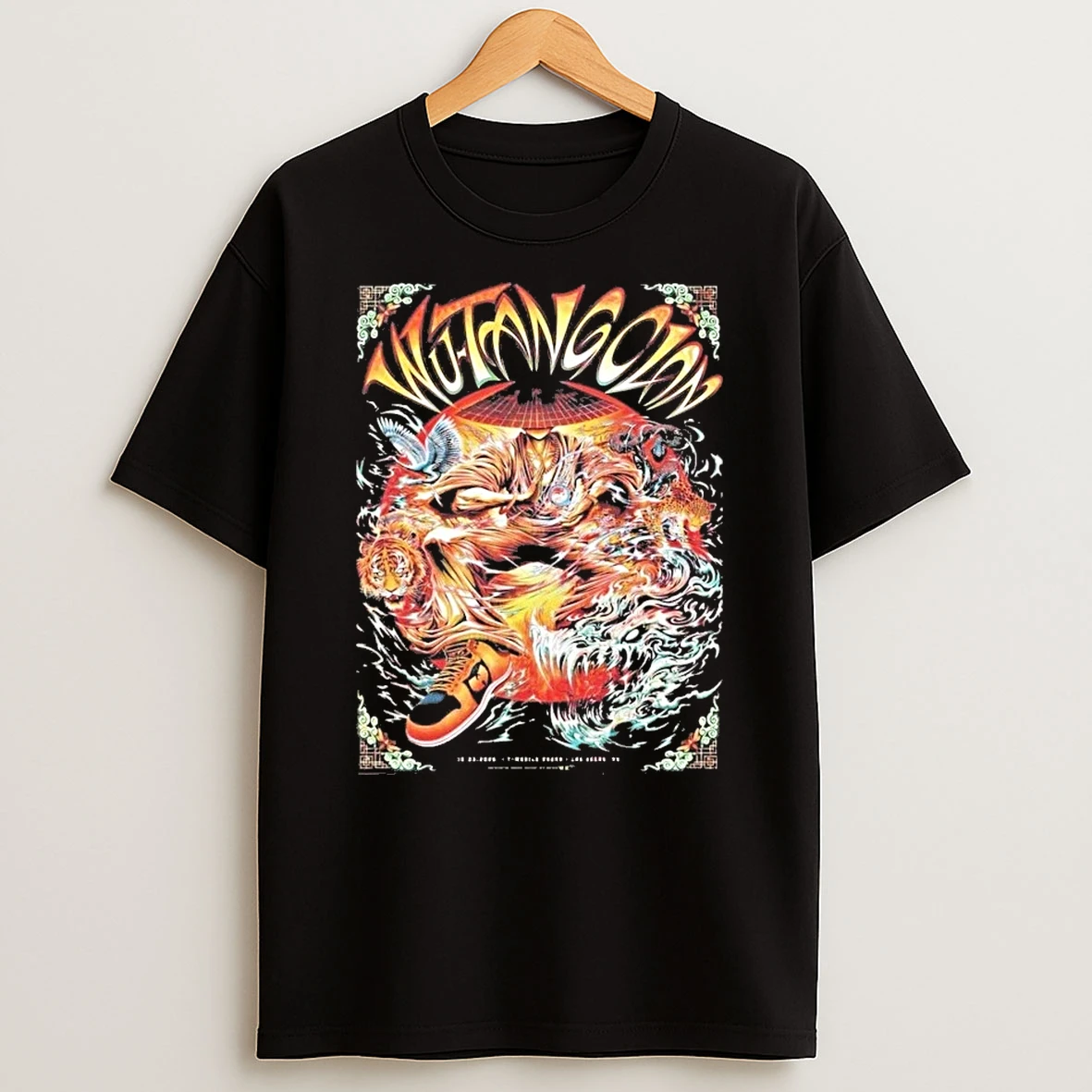 Wu Tang Clan Oct 3rd 2026 T Mobile Arena Las Vegas Nv Shirts